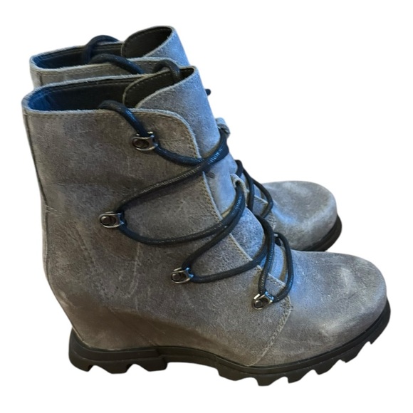 SOREL Joan Of Artic III Wedge Lace Boots Size 8 - Picture 8 of 8